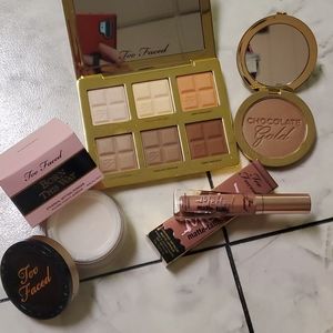 Too Faced Contour Pallet, Powder, bronzer Lipstick
